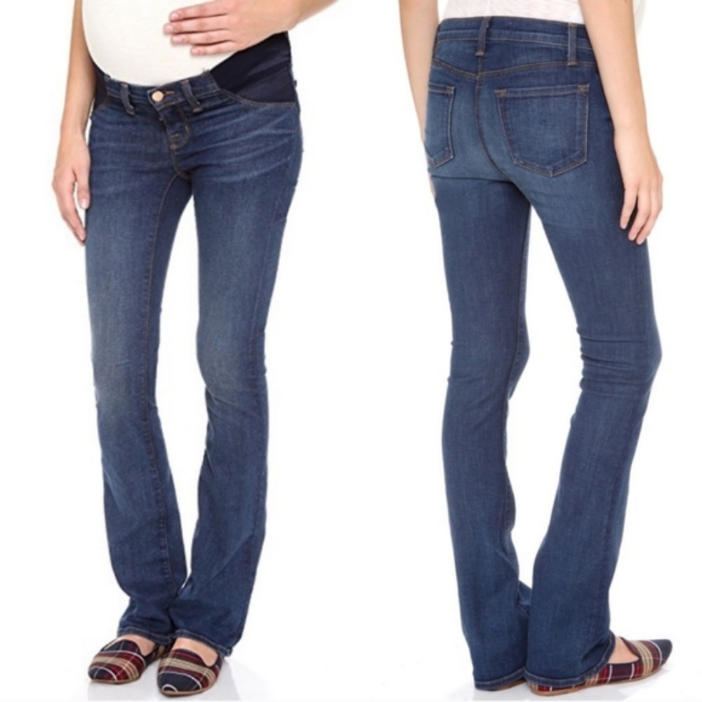 J BRAND Mama J Bootcut Stretch Maternity Jeans Waltz Size 31